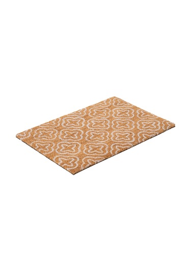 Coco Desenli Kıl Kapı Önü Paspası 40x60 3683 Natural