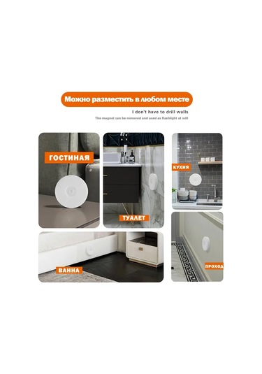 Kangvka 1w Led Gece Lambası, Hareket Ve Mekanik Sensörlü, Usb Şarjlı, 5 M² Aydınlatma, Bej Plastik Kapağı Sıcak Işık