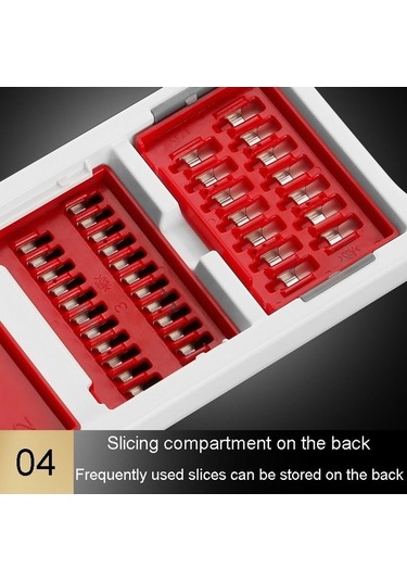 Dancemonkey Cbtx Kacheeg 6-in-1 Sebze Doğrayıcı, Mutfak Ovma & Dilimleme Aleti Gri