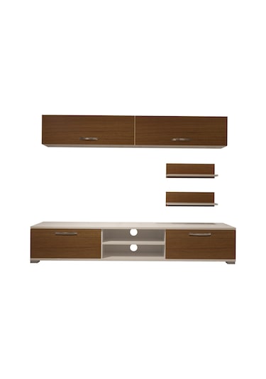 Decoraktiv Eko 5 Mdf Dvd Tv Ünitesi Tv Sehpası Beyaz - Ceviz