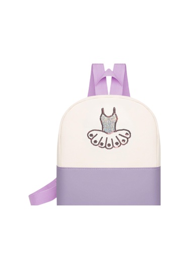 Suntek Bale Dans Sırt Çantası Kızlar Latin Dansı Jimnastik Mor