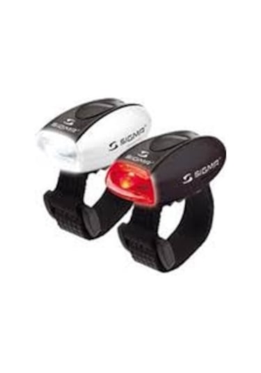 Sıgma Kask Ön-arka Far Mıcro Red-whıte