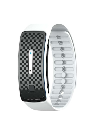 Aubyhe Siyah Yazlık Akıllı Ultrasonik Uyku Koruyucu Sivilce Kovucu Silikon Bileklik - Dış Mekan İçin Kol Saati