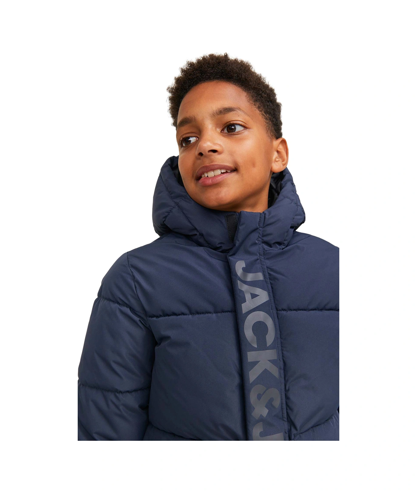 Jack & Jones Jcospeed Puffer Sn Jnr Lacivert Erkek Çocuk Mont 000000000102341352 Lacivert