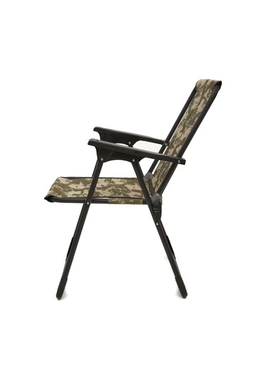 Natura 4 Adet Kamp Sandalyesi Oval Bardaklık Kamuflaj+ MDF Masa Kamuflaj