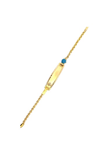 Cigold Taşlı Çocuk Bileklik 14 Ayar Altın 1.90 Gr Oa-c11303029269 Renkli Çok Renkli