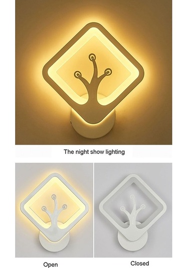 Dancemonkey Cbtx Led Duvar Aplik Modern Yaratıcı Başucu Aydınlatma Yatak Odası Oturma Odası Ofis İçin - 3063 Beyaz Işık, Renkli Alternatif Beyaz