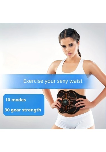 Fochsia Yeni Masaj Aleti Titreşimli Fitness Kemer Spor Ekipmanları Turuncu 30 Seviye Masaj Gri