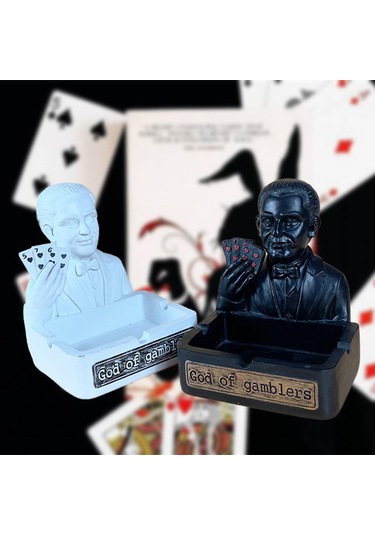 Homyl Kumarbazlar Küllük Puro Sigara Kül Tablası Siyah