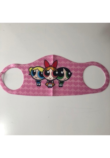 Accu-Chek Karışık Baskılı Kız Çocuk Maskesi 5 Adet Çok Renkli