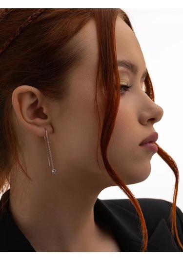 925 Lıght Gümüş Uzun Küpeler, Mücevherler 136015657 Diğer