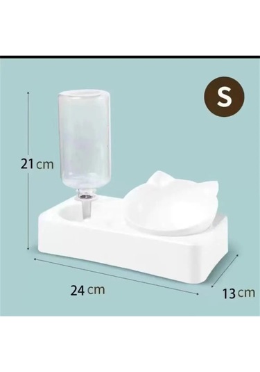 Jıalan Hayvan Mama Kabı Otomatik Dolum Pet İçme Orta Ölçekli