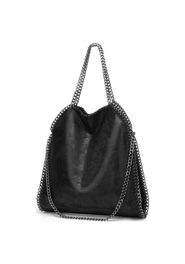 Omuz Çantası Kadın Zincir Lüks El Çantası Zincir Yumuşak Çanta Çapraz Askılı Çanta Kadın El Çantası Siyah Diğer