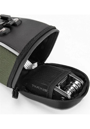 Rockbros C52-1 0.45l Bisiklet Sele Direği Arka Depolama Kılıfı Bisiklet Sele Çantası Braket Tipi 001