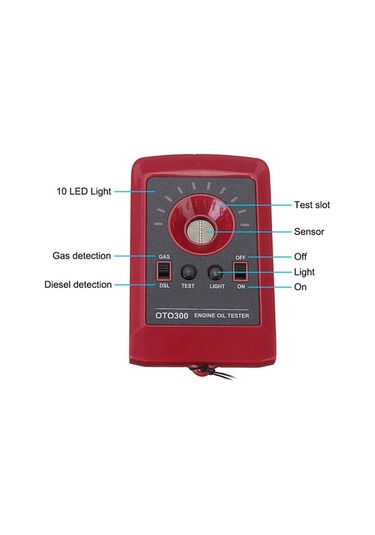 Besthome1 12v Led Dijital Multimetre Motor Yağ Kalite Dedektörü, Gaz Ve Sıvı Analizör