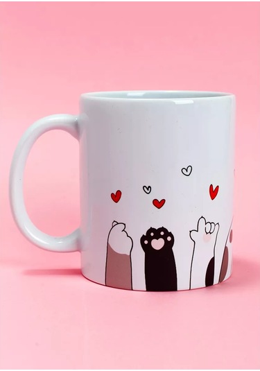 Cup-cup Şakacı Ve Baskılı Seramik Kupa, Hediye Olarak 144882610 Beyaz