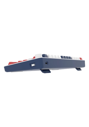Hawk Gaming Hk255 Membrane Lcd Rgb Kablosuz/bluetooth Mavi Kırmızı %75 Türkçe Gaming Klavye