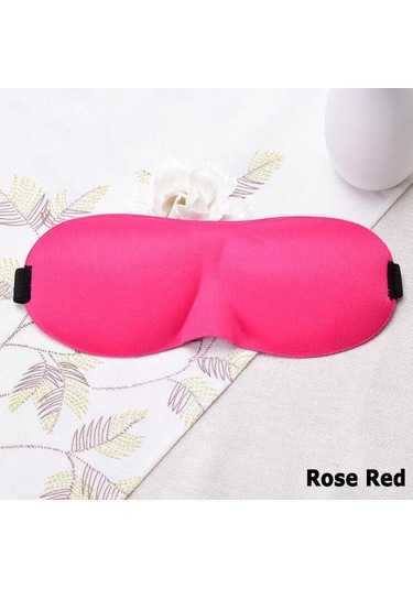Sıcak Pembe Uyku Göz Maskesi