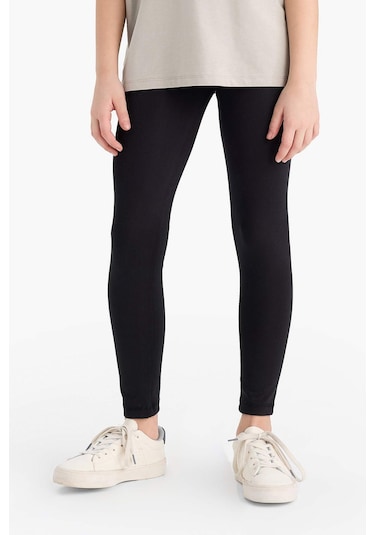 DeFacto Kız Çocuk Standart Boy Tayt E1121A825SMBK81 Siyah