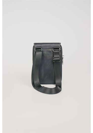 Ççs 31618 Hakiki Deri Askılı Çanta Siyah