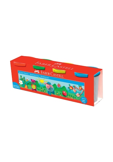 Faber-Castell Oyun Hamuru 100gr 4 Klasik Renk 5170000010000