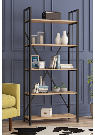 Wood House Eftelya Kitaplık Atlantik Çam