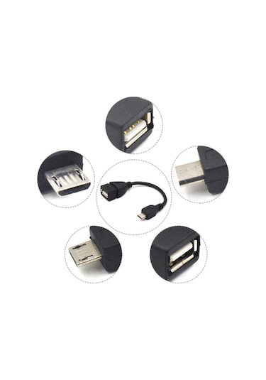 Gabble MC215 UTV007 Chip Android Video Dvr Uyumlu Micro Usb Otg Kablo