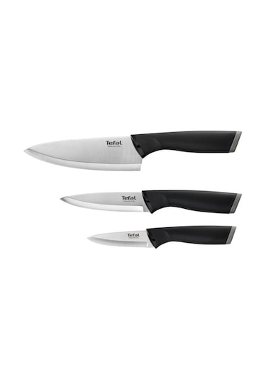 Tefal Comfort Knife 3'lü Bıçak Seti Siyah