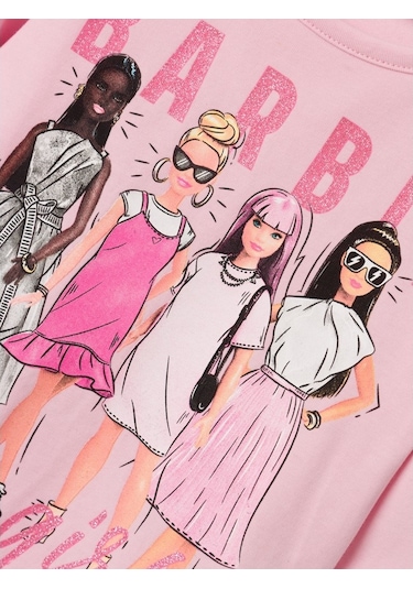Name It Barbie Pembe Kız Çocuk Sweatshirt 13221132 001