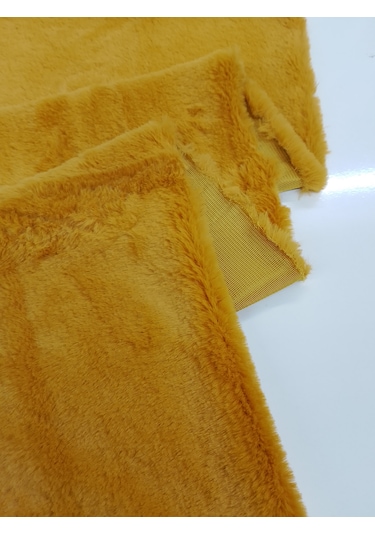 Toskana Peluş Kumaş Hardal Sarı
