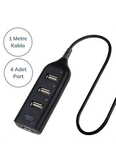 Çok Amaçlı 4 Port Girişli Güçlü Usb 20 Port Çoklayıcı Çoğaltıcı