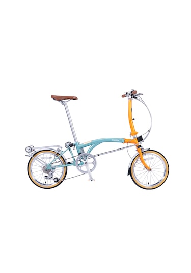 Dahon Lunden 16 Jant Katlanır Şehir Bisikleti 7 Vites Yeşil - Sarı