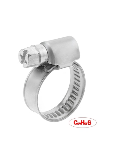 10x16mm Paslanmaz Çelik Hortum Boru Tesisat Kelepçesi 1 Adet