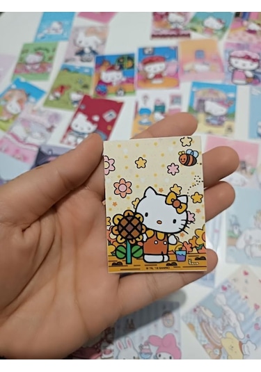 Sanrio Hello Kitty Çek Kopart Sticker Kitabı 45 Adet Büyük