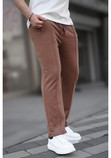 Madmext Kahvengi Açık Paça Erkek Eşofman Altı 6515-kahverengi Kahverengi