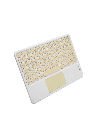 Mey İthalat Touchpad Uyumlu Bluetooth Klavye Slim Kablosuz Wifi Q Klavye