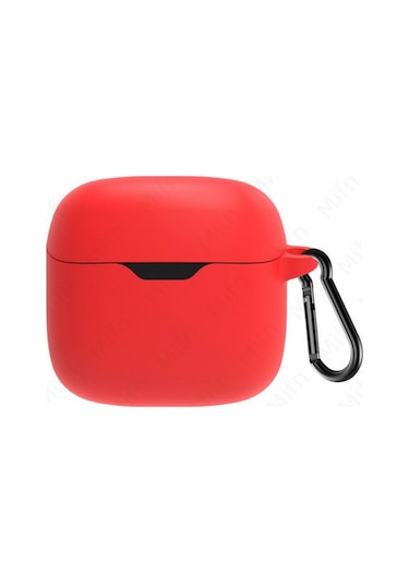 Jbl Tune Flex Kılıf Model Uyumlu Mat Silikon Soft Kancalı Sf7 Siyah