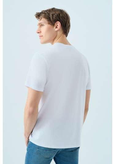 Loft Erkek Tişört Lf2038585 Beyaz