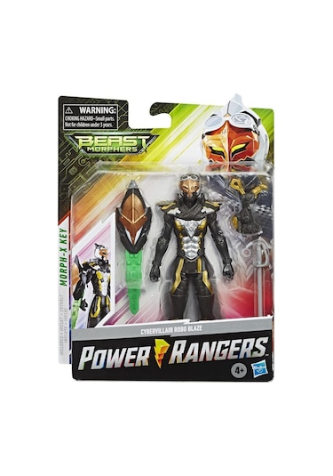 Power Rangers Beast Morphers Cybervillain Robo Blaze Figür E7829