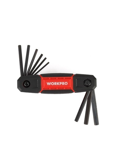 Workpro Wp222029 9 Parça Cr-v İnç Çakı Tipi Profesyonel Allen Anahtar Takımı
