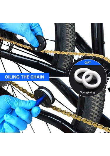 Bisiklet Zincir Tutucu Bisiklet Zincir Saklayıcı Tutucu Bisiklet Dummy Hub Zincir Tutucu Yol Bisikleti Zincir Temizleyici Zincir Temizleme Taşıma Yağlama Saklama İçin Çok Renkli