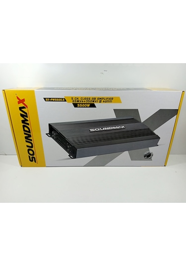 Soundmax 5 Kanal Amfi Soundmax Sx-pw5500.5 5500w Bass Kontrollü