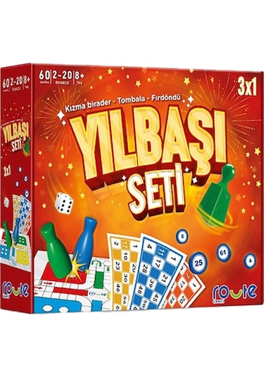 Kızma Birader -Tombala - Fırdöndü Yılbaşı Seti