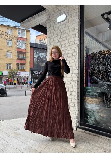 Kraş Etek Kahve Kahve