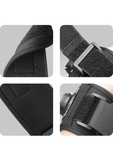 Puluz Manyetik Hızlı Açılan Bilek Kayışı Kemeri Siyah