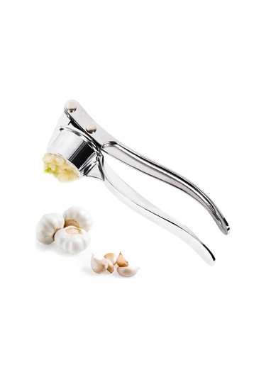 Paslanmaz Çelik Sarımsak Presi Öğütücü Mutfak Pişirme Sebzeler Zencefil Sıkacağı Ezici Elde Taşınabilir Zencefil Kıyma Makinesi Araçları Taklit Gümüş