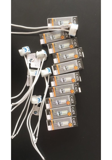 10 Adet Cata Ct9262 G4 Duy İğne Bacak İnce Bacak Ampul Duyu 12X50