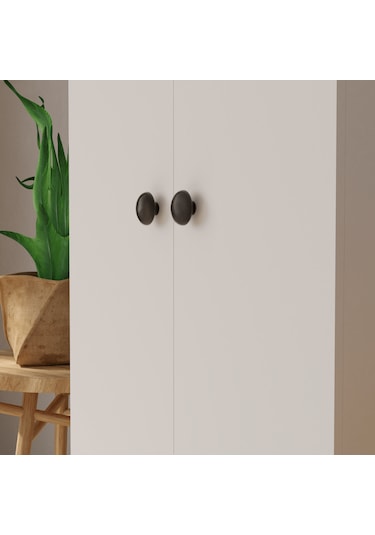 Suntalam 2 Kapaklı 5 Raflı Mega Çok Amaçlı Mutfak Dolabı Banyo Do