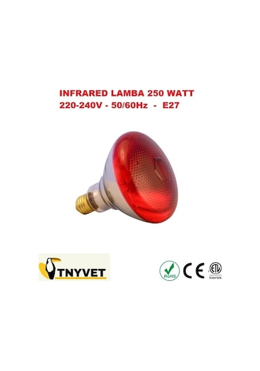 Tnyvet İnfrared Isıtıcı Lamba 250 Watt