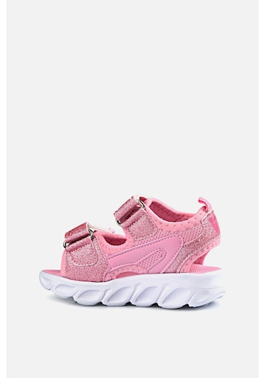 Vicco Roy Işıklı Kız Bebek Pembe Sandalet Pembe